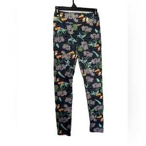 Lularoe One Size‎ leggings floral birds